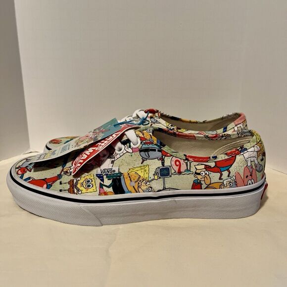 Vans Authentic Era Spongebob All Characters Canvas Customs Sneakers W 7.5 M 6 - Picture 4 of 10